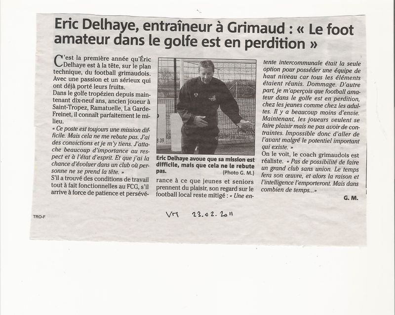 Nice Matin du 23 02 2011