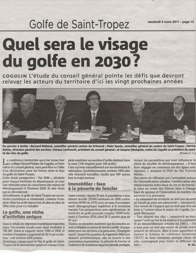 Visage du golfe en 2030