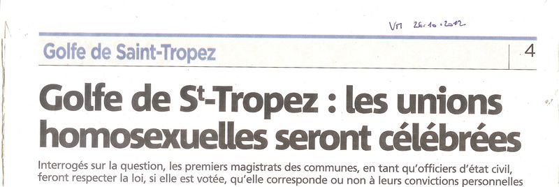 Titre mariage homosexuel