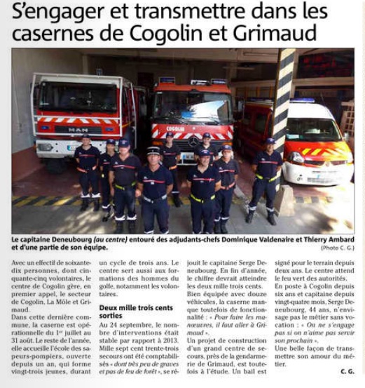 VM 9 10 2014 pompiers